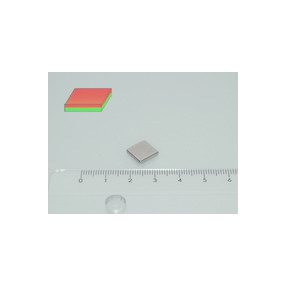 10x10x2 mm N45 NEODYM mágnes hasáb