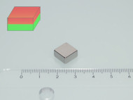 10x10x5 mm N42 NEODYM mágnes hasáb