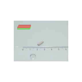 10x3x2 mm 44H NEODYM mágnes hasáb