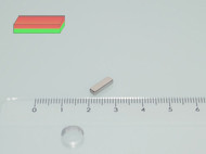 10x3x2 mm N40 NEODYM mágnes hasáb