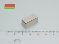 10x5x5 mm N45 NEODYM mágnes hasáb