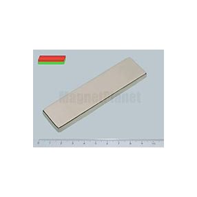 100x25x3 mm N45 NEODYM mágnes hasáb