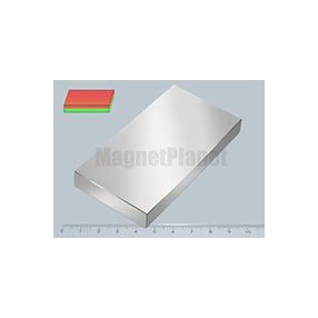 100x50x10 mm N45 NEODYM mágnes hasáb