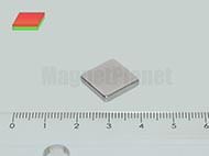 12x12x2 mm N40 NEODYM mágnes hasáb