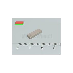 12x4x2 mm N38 NEODYM mágnes hasáb