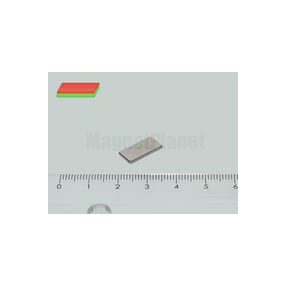 12x6x1 mm N52 NEODYM mágnes hasáb