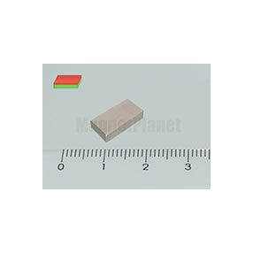 12x6x2 mm N38 NEODYM mágnes hasáb