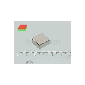 15x15x5 mm N40 NEODYM mágnes hasáb