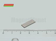 15x5x1 mm N38 NEODYM mágnes hasáb