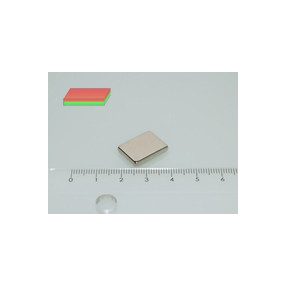 17x13x3 mm N48 NEODYM mágnes hasáb