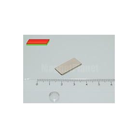 20x10x1 mm N35 öntapadós NEODYM mágnes hasáb