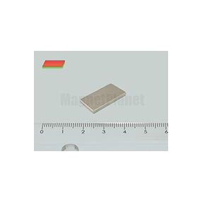 20x10x1 mm N45 NEODYM mágnes hasáb