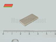 20x10x1 mm N45 NEODYM mágnes hasáb