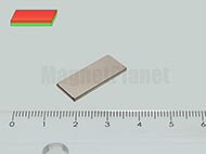 20x12x1 mm N45 NEODYM mágnes hasáb