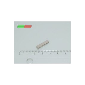 20x5x2 mm 42SH NEODYM mágnes hasáb AXIAL!