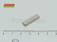 20x5x3 mm N40 NEODYM mágnes hasáb