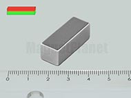 25x10x10 mm N52 NEODYM mágnes hasáb