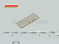 25x10x1 mm N38 NEODYM mágnes hasáb