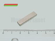 25x6x2 mm N40 NEODYM mágnes hasáb