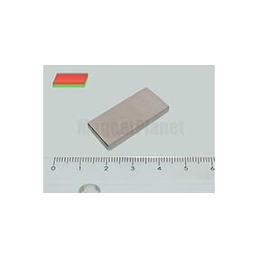 30x15x2 mm N38 NEODYM mágnes hasáb