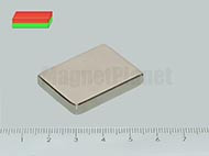 30x20x5 mm N42 NEODYM mágnes hasáb