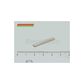 30x3x2 mm N40 NEODYM mágnes hasáb