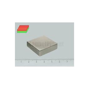 30x30x10 mm N45 NEODYM mágnes hasáb