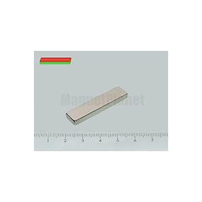 40x10x4 mm N38 NEODYM mágnes hasáb