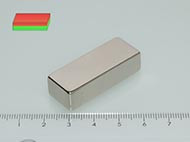 40x15x10 mm N42 NEODYM mágnes hasáb