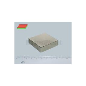 40x40x10 mm N45 NEODYM mágnes hasáb