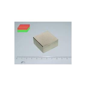 40x40x20 mm N42 NEODYM mágnes hasáb