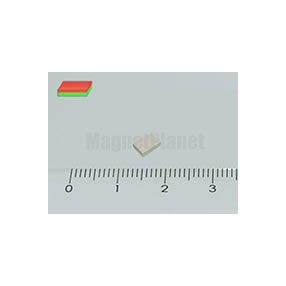 5x4x1 mm H48 NEODYM mágnes hasáb