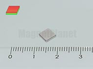 5x5x1 mm N40 NEODYM mágnes hasáb