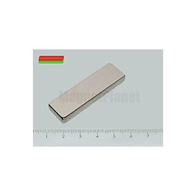 50x15x3 mm N35 NEODYM mágnes hasáb