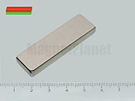 50x15x3 mm N35 NEODYM mágnes hasáb