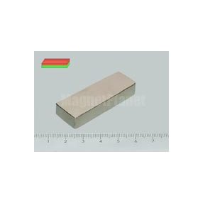 50x20x10 mm N42 NEODYM mágnes hasáb