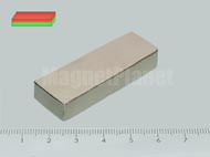 50x20x10 mm N42 NEODYM mágnes hasáb