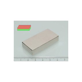 50x25x10 mm N45 NEODYM mágnes hasáb