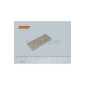 50x30x3 mm N42 NEODYM mágnes hasáb