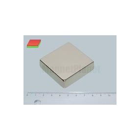 50x50x10 mm N45 NEODYM mágnes hasáb