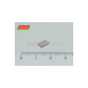 6x4x1 mm N48 NEODYM mágnes hasáb