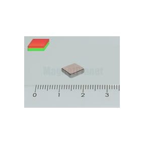 6x5x2 mm H48 NEODYM mágnes hasáb