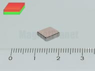 6x5x2 mm H48 NEODYM mágnes hasáb