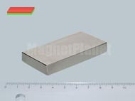 60x30x10 mm N45 NEODYM mágnes hasáb