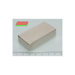 60x30x15 mm N52 NEODYM mágnes hasáb