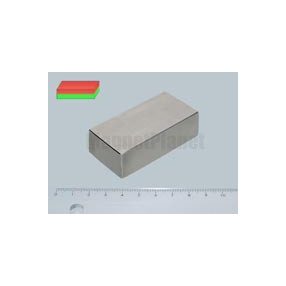 60x30x20 mm N52 NEODYM mágnes hasáb
