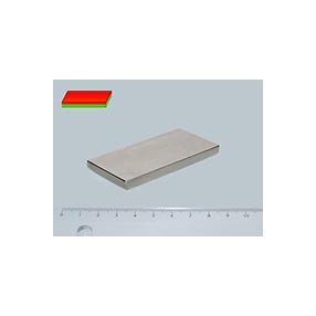 60x30x5 mm N50 NEODYM mágnes hasáb