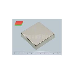 60x60x10 mm N45 NEODYM mágnes hasáb