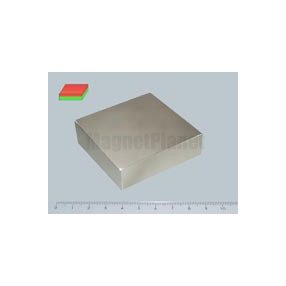 60x60x20 mm N45 NEODYM mágnes hasáb