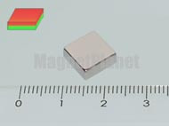 8x8x2 mm N52 NEODYM mágnes hasáb